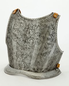 Espaldar para una armadura infantil del Arsenal de los Medici, c.1575 con alteraciones posteriores de Italian School