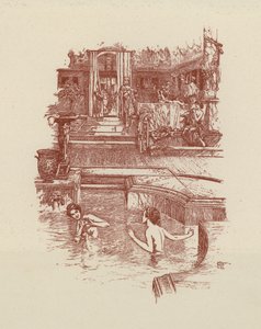 Baño romano (litografía)