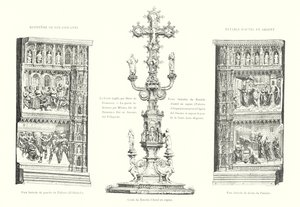 Baptisterio de San Giovanni, Retablo de Altar en Plata (grabado) de Italian School