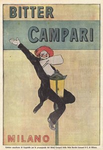 Amargo Campari (litografía en color) de Italian School