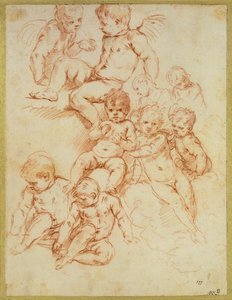 Querubines, principios del siglo XVII de Italian School