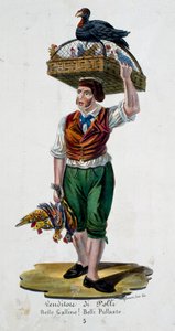 Vendedor de pollos, Italia de Italian School