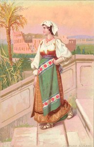 Traje romano (cromolito)