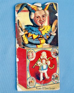 Portada del abecedario ABC, cartilla infantil ilustrada, publicada por los hermanos Tensi, Milán, Italia, siglo XX. de Italian School