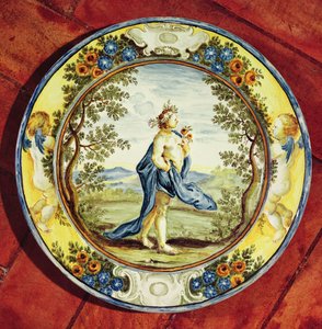Plato decorado, de Urbino de Italian School