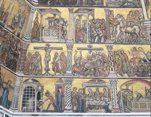 Detalle del Techo, Baptisterio, Florencia
