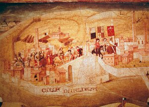 Detalle de la rendición de Colle Val d