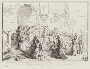 Domenico Malipiero, tras tomar Galípoli, devuelve a las mujeres reunidas a sus propios parientes de Italian School
