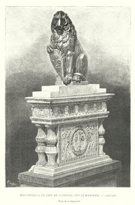 Donatello, el león de Florencia, llamado Le Mazocco de Italian School