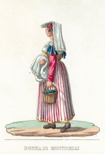 Donna Di Monticelli de Italian School