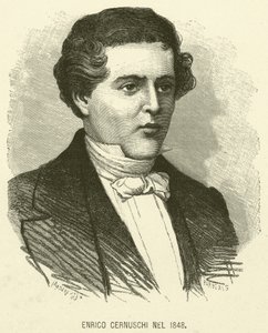 Enrico Cernuschi en 1848 de Italian School