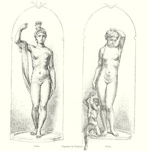 Figurines del Pedestal, Pallas, Venus de Italian School