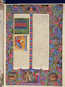 Fol.149r Segundo Evangelio de Marcos, de la Biblia de Borso d