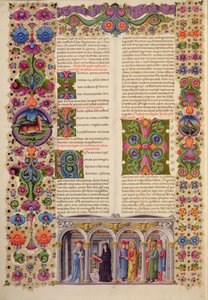 Fol.229 Libro de Jacob, de la Biblia de Borso d