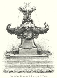Fuente de Bronce en la Plaza, por Tacca de Italian School