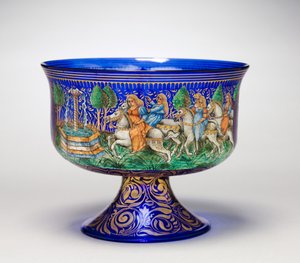 Cuenco con pie, 1850-99 de Italian School