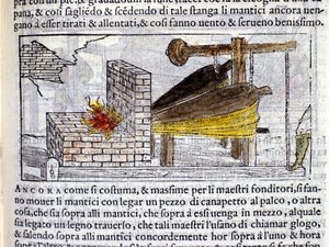 Forja - en Pirotechnia de Biringuccio de Italian School