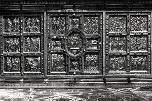 Frente del Altar de Wulvinius, presentado por Angilberto II en 835 de Italian School