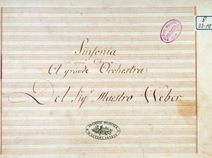 Frontispicio de la ópera 