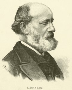 Gabriele Rosa (grabado) de Italian School