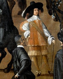 Caballero con traje español (detalle)
