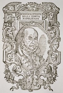 Giovanni Battista della Porta (1535-1615) de su libro, Delle Celeste Fisionomia, Padua 1616, ilustrado en Historia de la Magia, publicado a finales del siglo XIX de Italian School