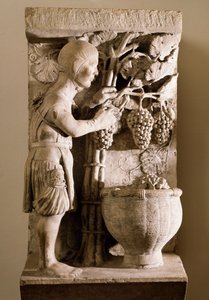 Cosecha, alegoría del mes de septiembre de Italian School