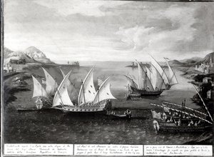 Incidente en Patras entre el Capitán Veneciano Ivanovich da Dabrota y el Pirata Turco Barbarroja, 17 de abril de 1751