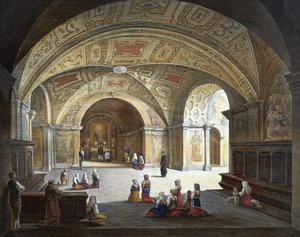 Interior, Abadía de Monte Cassino de Italian School