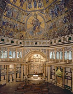 Vista interior del Baptisterio de Florencia