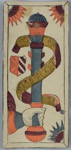 Carta de juego italiana de Italian School