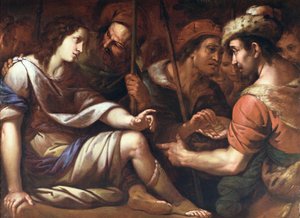José vendido por sus hermanos, c.1650 (óleo sobre lienzo) de Italian School