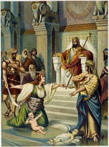 Juicio de Salomón - en “Aurea Bibbia classica: storia della rivelazione divina nell