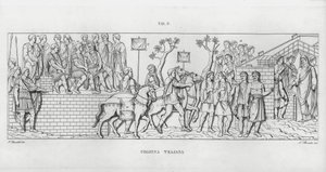 La Colonna Trajana, Columna de Trajano de Italian School