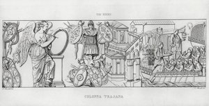 La Colonna Trajana, Columna de Trajano de Italian School