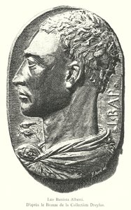 Leo Battista Alberti, Según el Bronce de la Colección Dreyfus (grabado)