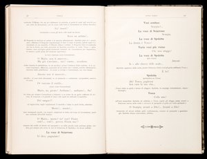 Libreto de Tosca de Giacomo Puccini, Edición Ricordi, Italia de Italian School