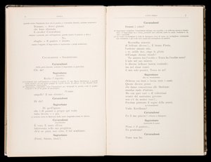 Libreto de La Tosca de Giacomo Puccini, Edición Ricordi, Italia de Italian School
