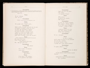Libreto de Tosca de Giacomo Puccini, Edición Ricordi, Italia de Italian School
