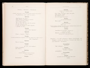 Libreto de Tosca de Giacomo Puccini, Edición Ricordi, Italia de Italian School