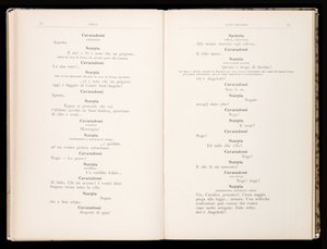 Libreto de Tosca de Giacomo Puccini, Edición Ricordi, Italia de Italian School
