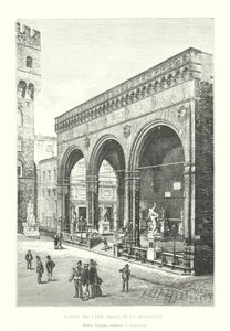 Loggia dei Lanzi, Place de la Seigneurie de Italian School