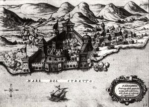 Mapa de los Dardanelos, una conquista veneciana y bastión contra los turcos