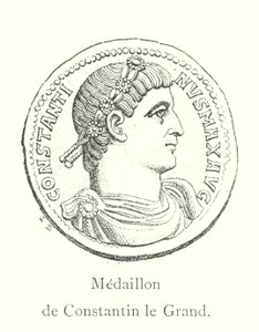 Medallón de Constantino el Grande de Italian School