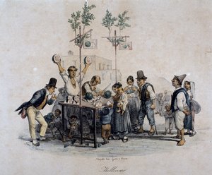 Vendedor de melones, Italia de Italian School