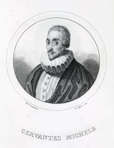 Miguel de Cervantes, escritor español (1547 - 1616) de Italian School