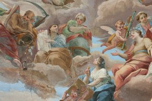 Milán, Iglesia de San Francisco de Paula, Sala de los Frescos del Palacio de Italian School