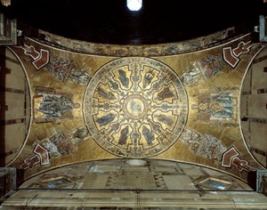 Mosaicos de la bóveda de la Scarsella, después de 1202
