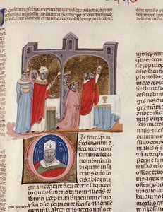 Ms. 183, f.312r: De consecratione, miniatura de 