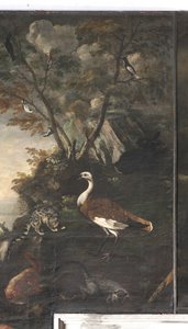 Mito de Orfeo: Gatos, Liebres, Pájaros de Italian School